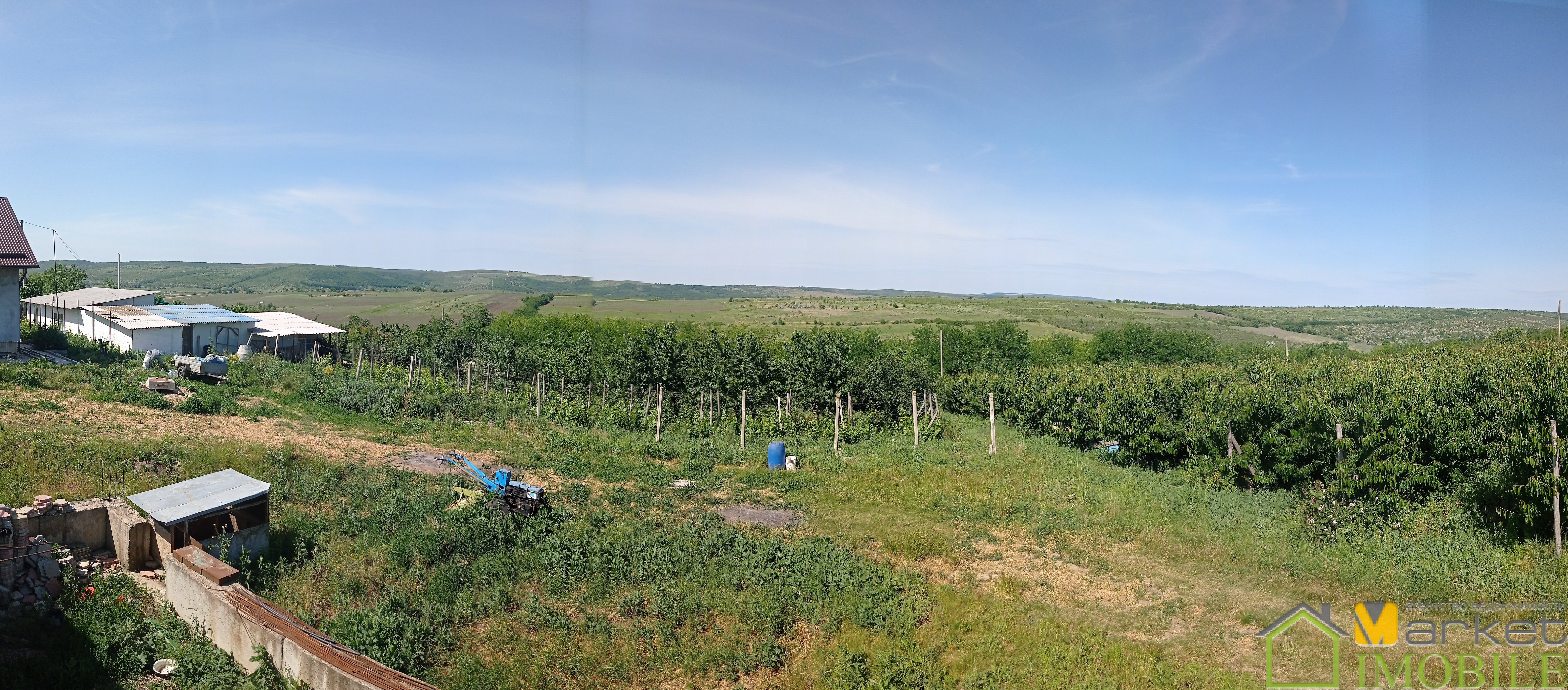 Teren agricol, 83 ari, cu  casa noua